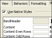 Print Preview Format Styles