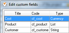 Creating Custom Fields