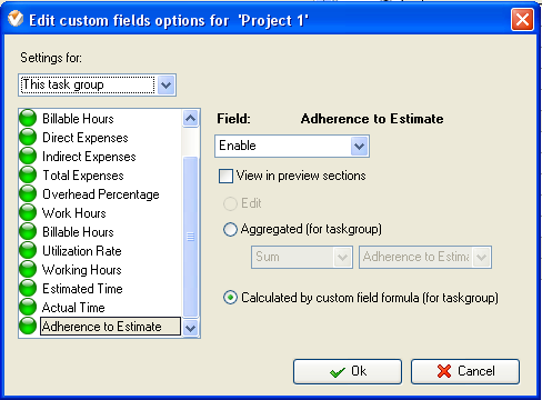 Adherence to Estimate KPI