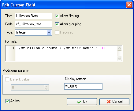 Utilization Rate KPI