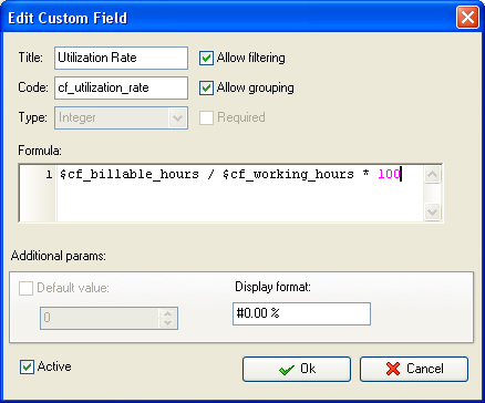 Utilization Rate KPI