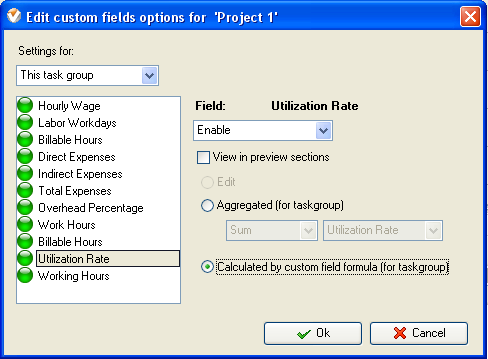 Utilization Rate KPI